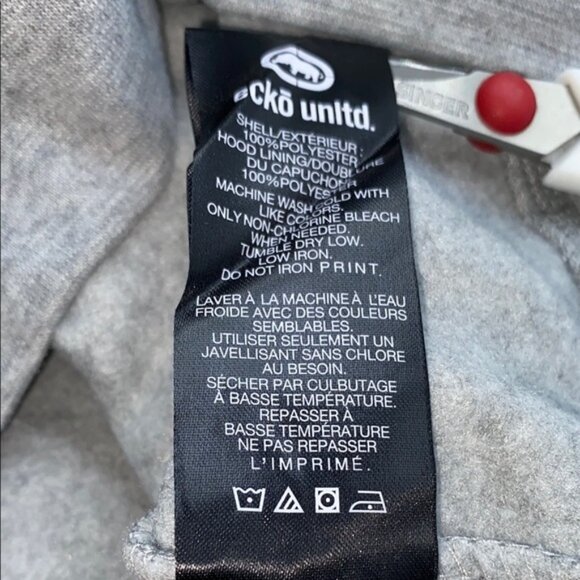 Ecko Unlimited Marvel Full Send Hoodie Sweatshirt Gray Mix Men's Size Medium - Picture 9 of 12